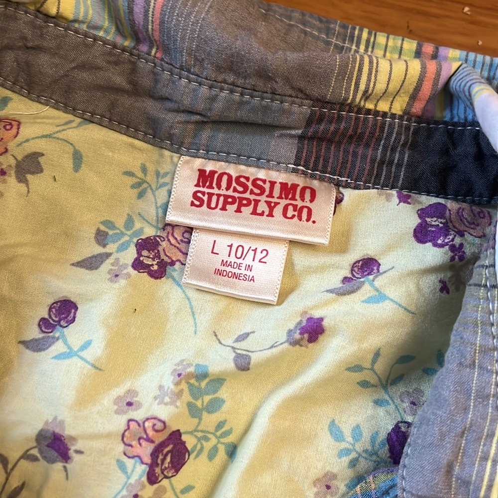 Mossimo Supply Co Girls Western Shirt Size L - Picture 2 of 4